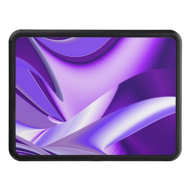 Cubierta Para Remolque Sueños púrpura, arte de arcoiris abstracto (Anverso)