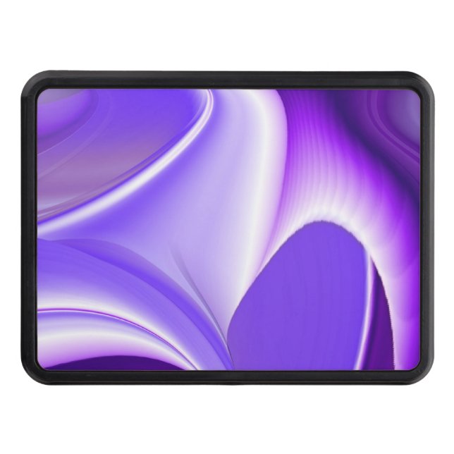 Cubierta Para Remolque Sueños púrpura, arte de arcoiris abstracto (Anverso)