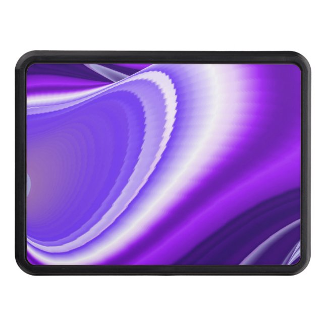 Cubierta Para Remolque Sueños púrpura, arte de arcoiris abstracto (Anverso)