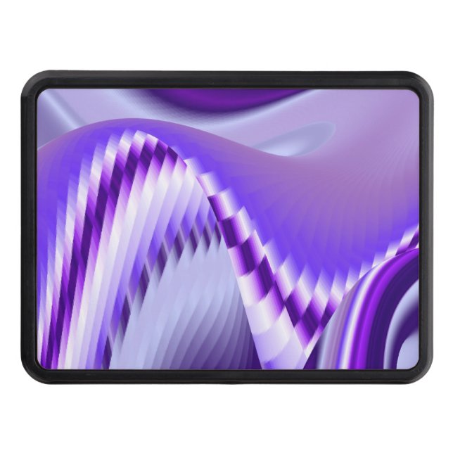 Cubierta Para Remolque Sueños púrpura, arte de arcoiris abstracto (Anverso)