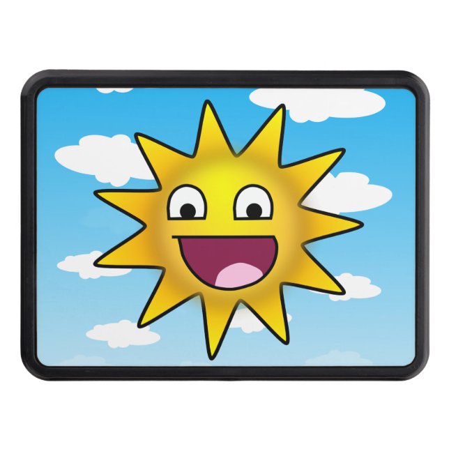 Cubierta Para Remolque Sun ridículo feliz (Anverso)