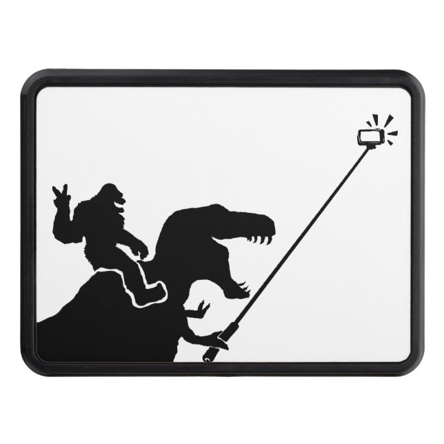 Cubierta Para Remolque T-rex y selfie de Bigfoot (Anverso)
