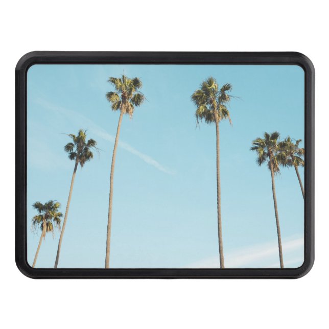 Cubierta Para Remolque Tall Palm Trees Light Blue Sky (Anverso)