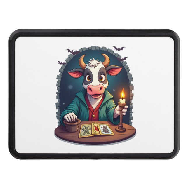 Cubierta Para Remolque Tarot de vaca del terror (Anverso)