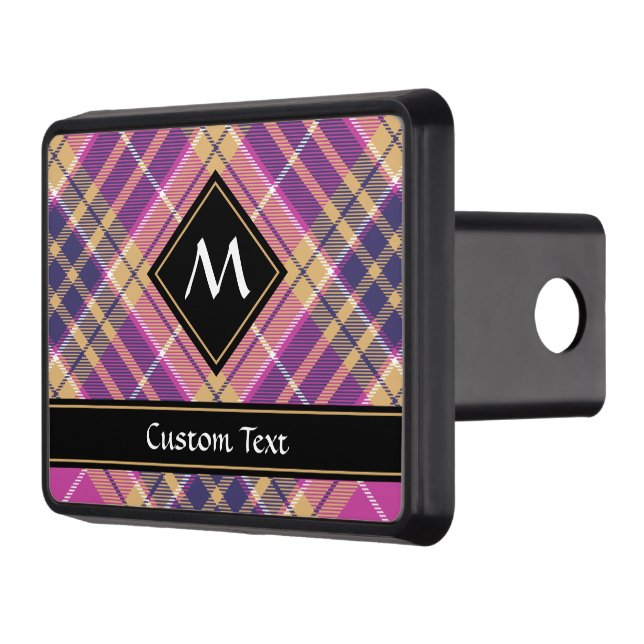 Cubierta Para Remolque Tartán rosa, dorado y azul (Izquierda)