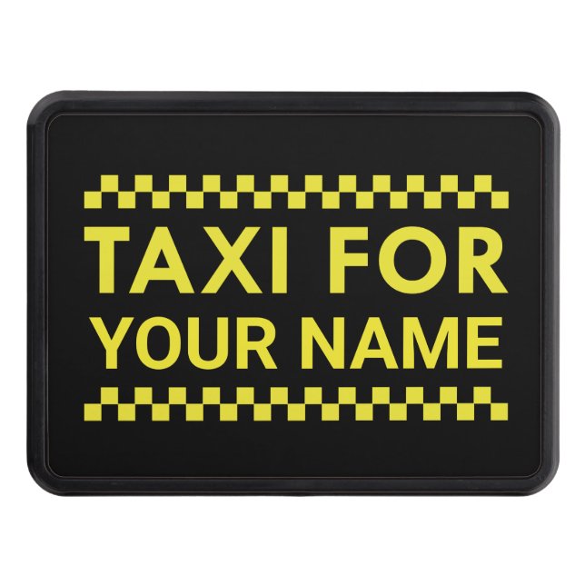 Cubierta Para Remolque Taxi Por Tu Nombre (Anverso)