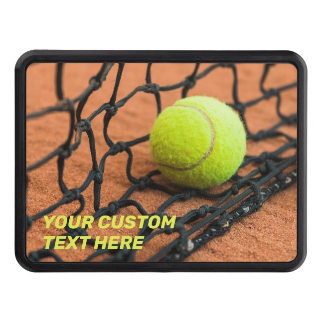 Cubierta Para Remolque Tenis de texto personalizado (Anverso)