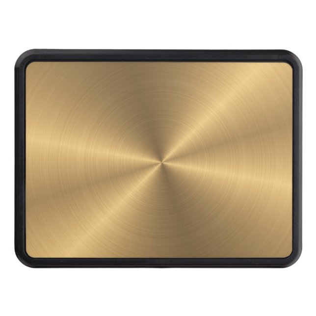 Cubierta Para Remolque Textura radial metálica personalizada del oro (Anverso)