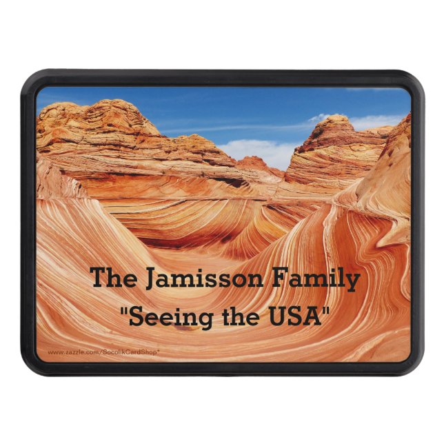 Cubierta Para Remolque "The Wave", rastreador fotográfico del paisaje del (Anverso)