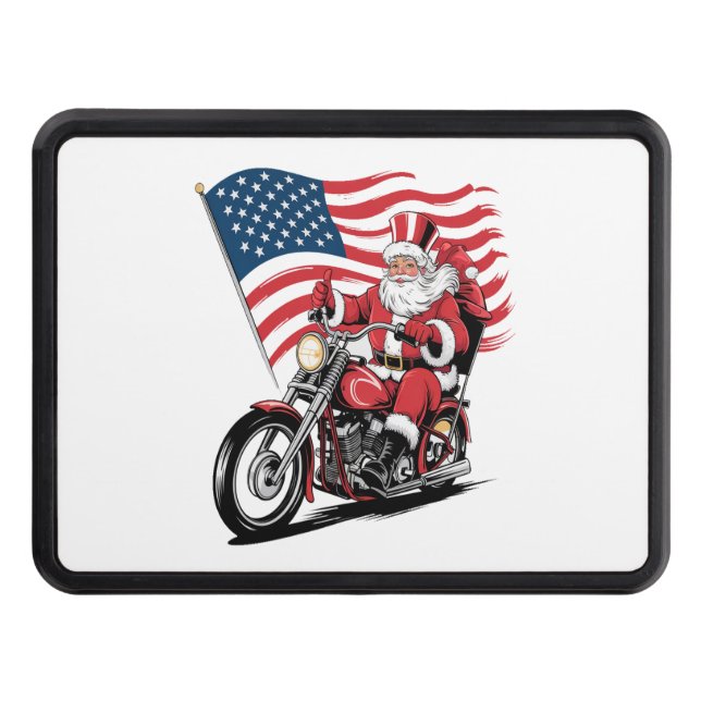 Cubierta Para Remolque Tío patriótico Sam Motorcycle (Anverso)