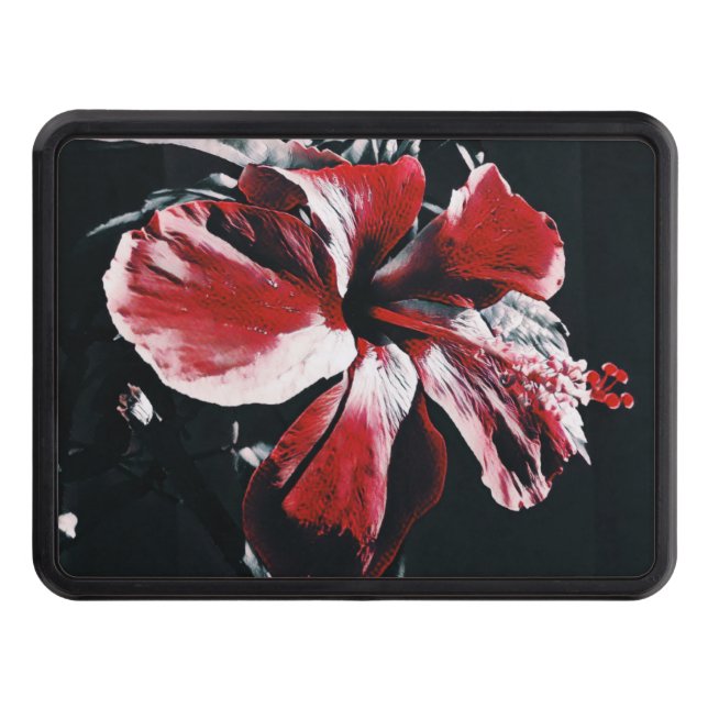 Cubierta Para Remolque Trailer de arte del Hibiscus Tropical Garden (Anverso)