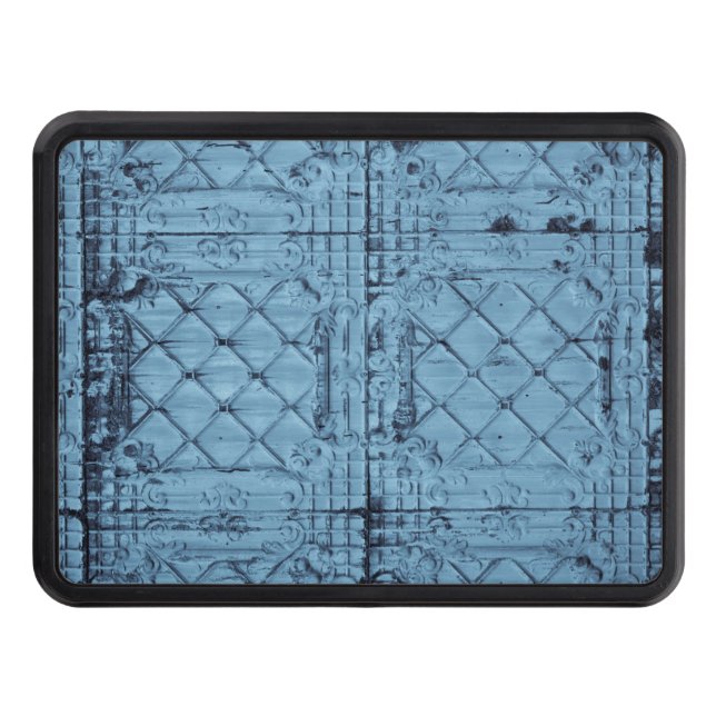 Cubierta Para Remolque Trailer Hitch Pantalla de Tin Rústico Techo Wis (Anverso)