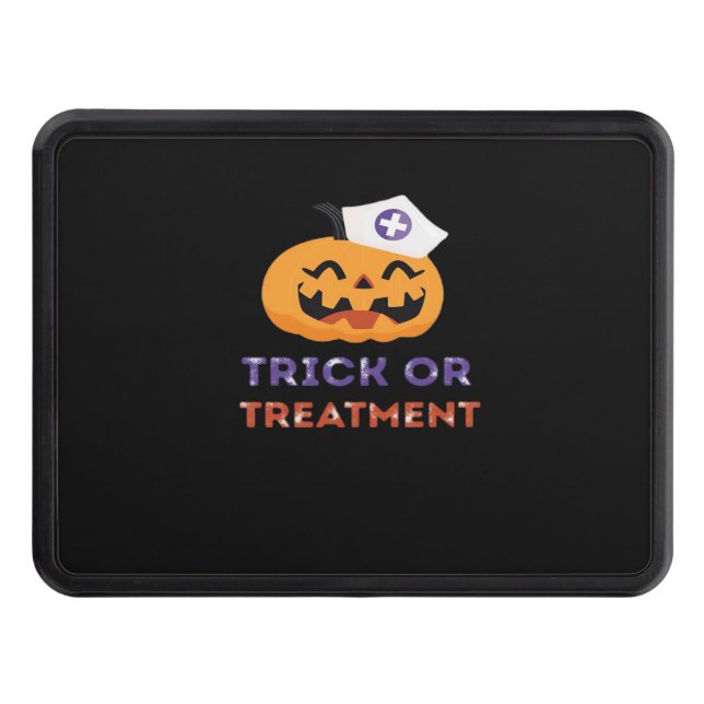 Cubierta Para Remolque Trick de enfermería de Halloween o camiseta clásic (Anverso)