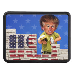 Cubierta Para Remolque Trump construyendo el muro