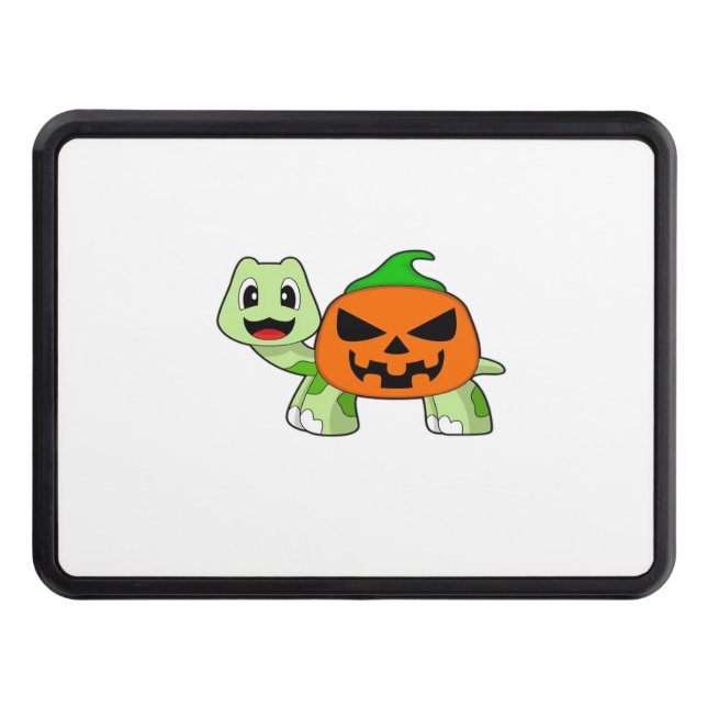 Cubierta Para Remolque Turtle Halloween Pumpkin Classic T-Shirt (Anverso)