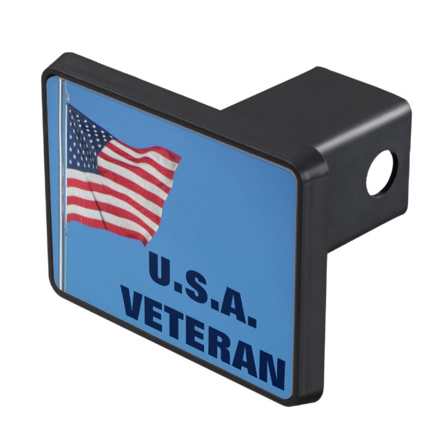 Cubierta Para Remolque U.S.A. Veterano con la bandera americana (Parte superior derecha)