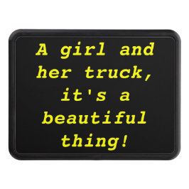 Cubierta Para Remolque Un chica y su camión - cosa hermosa