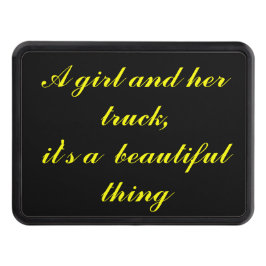 Cubierta Para Remolque Un chica y su camión - hermosos