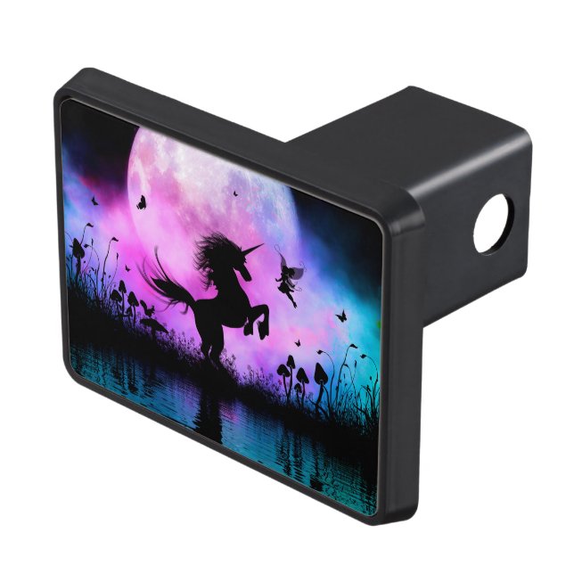 Cubierta Para Remolque Unicornio con pequeño hada (Parte superior derecha)