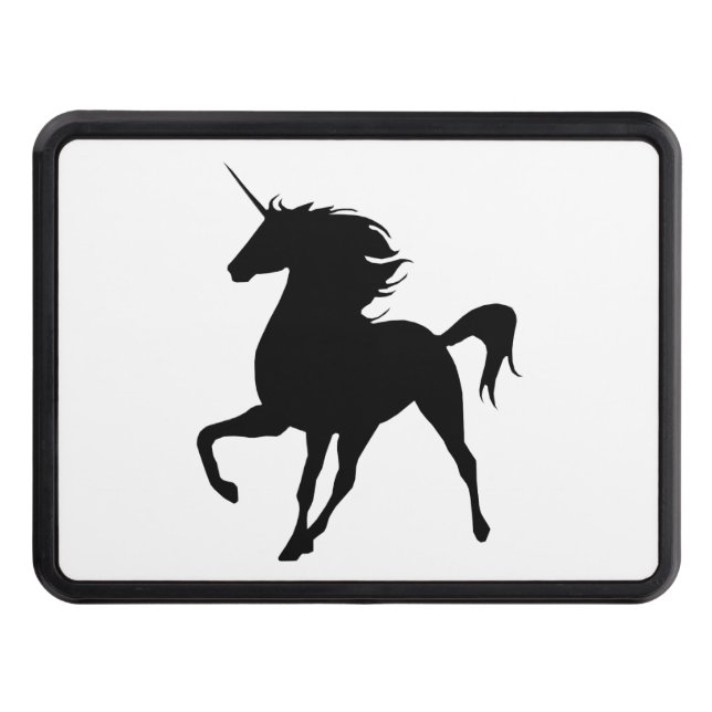 Cubierta Para Remolque Unicornio de Fuego Negro (Anverso)