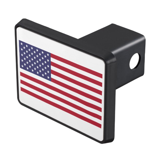 Cubierta Para Remolque USA Flag Trailer Hitch Cover (Parte superior derecha)