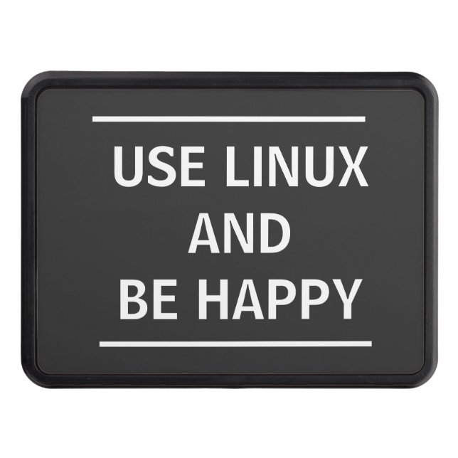 Cubierta Para Remolque Usar Linux y ser feliz (Anverso)