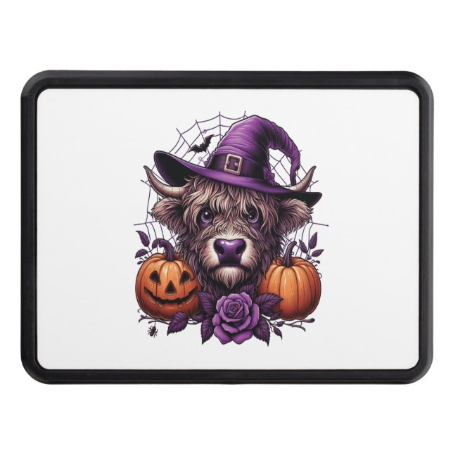 Cubierta Para Remolque Vaca Halloween de Witch Highland (Anverso)