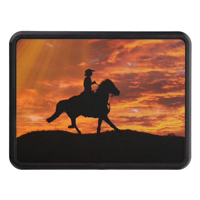 Cubierta Para Remolque Vaquero y caballo occidental (Anverso)