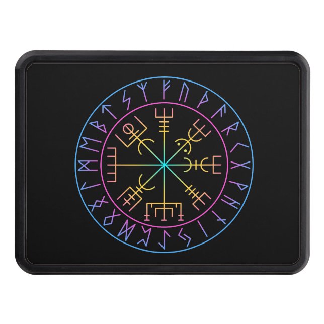Cubierta Para Remolque Vegvisir Viking Compass Symbol Design (Anverso)
