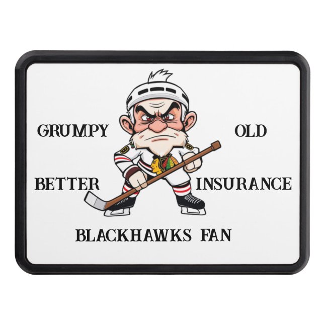 Cubierta Para Remolque Ventilador de Grumpy Old Blackhawks (Anverso)