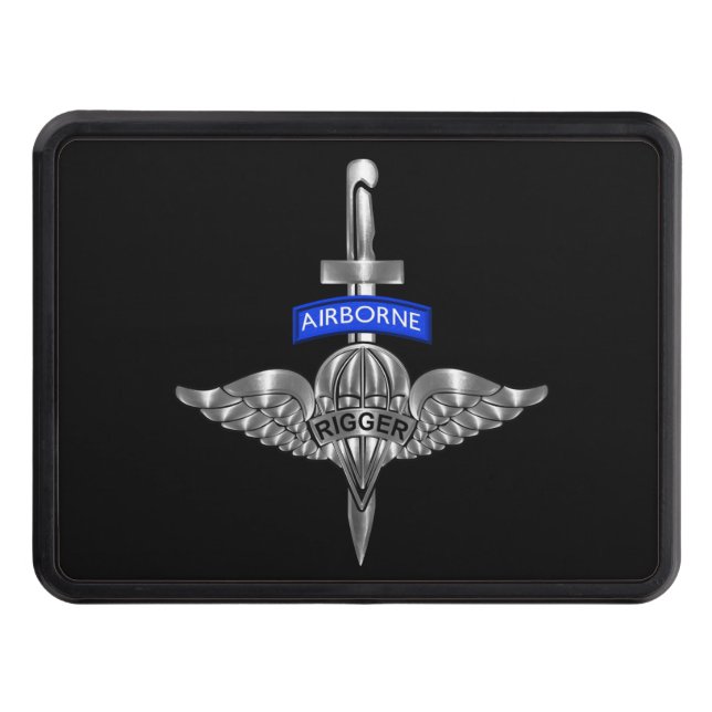 Cubierta Para Remolque "Veterano de combate" del paracaidismo (Anverso)