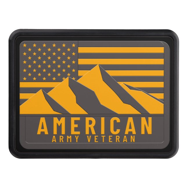 Cubierta Para Remolque Veterano del Ejército Norteamericano (Anverso)