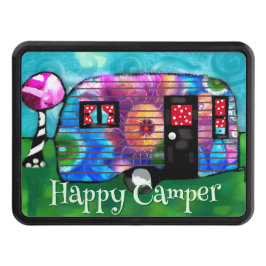 Cubierta Para Remolque Vintage Abstract Camp Trailer Floral Personalized