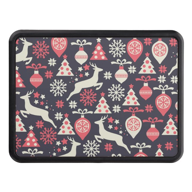 Cubierta Para Remolque Vintage Retro Navidad vacaciones (Anverso)