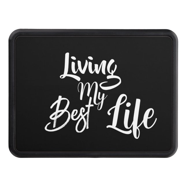 Cubierta Para Remolque Viviendo mi mejor vida (Anverso)