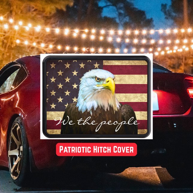 Cubierta Para Remolque We The People American Flag Bald Eagle  (Subido por el creador)