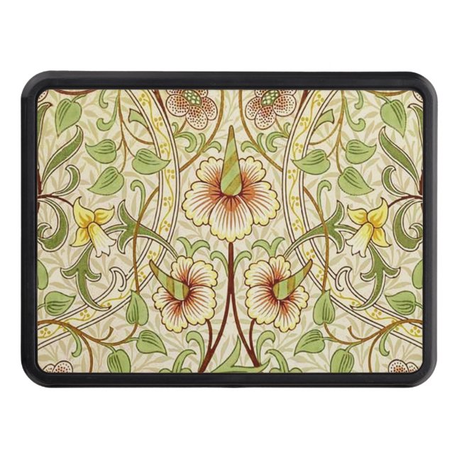 Cubierta Para Remolque William Morris Daffodil Classic Flower Wallpaper (Anverso)