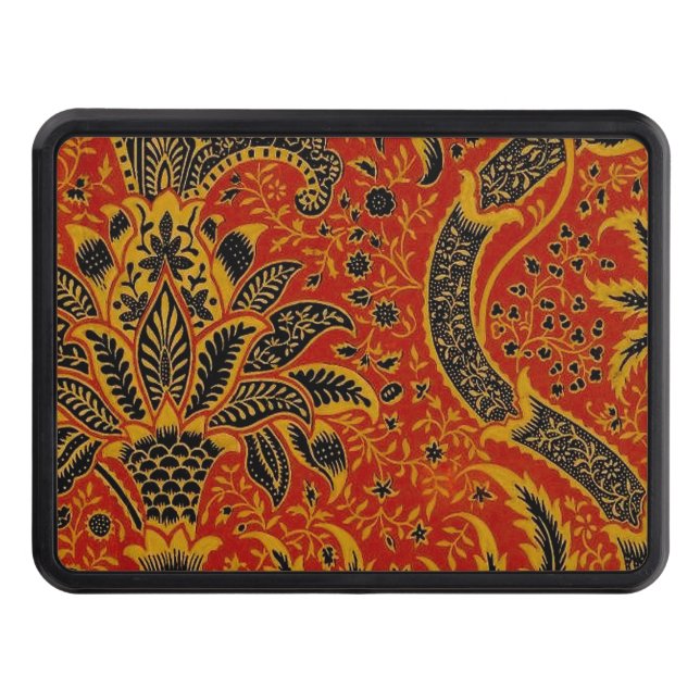 Cubierta Para Remolque William Morris India Red Floral (Anverso)