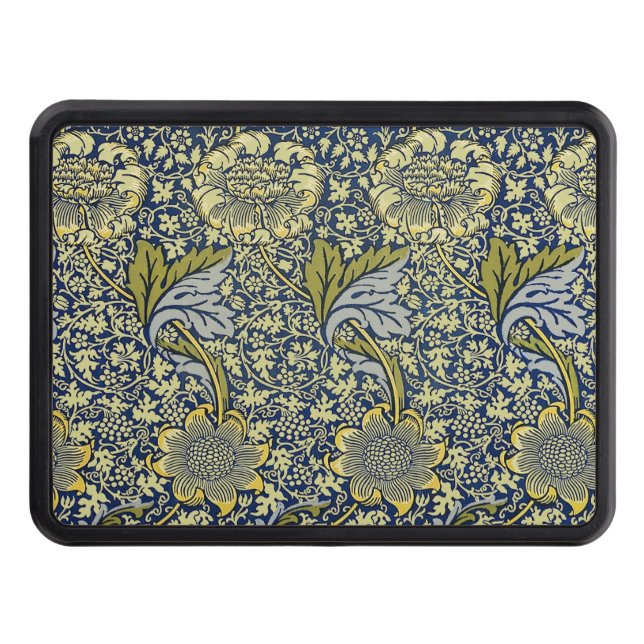 Cubierta Para Remolque William Morris Kennet Floral Wallpaper Blue (Anverso)