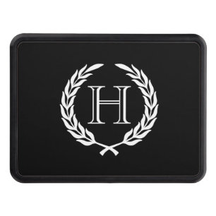 Cubierta Para Remolque Wreath de blanco y negro