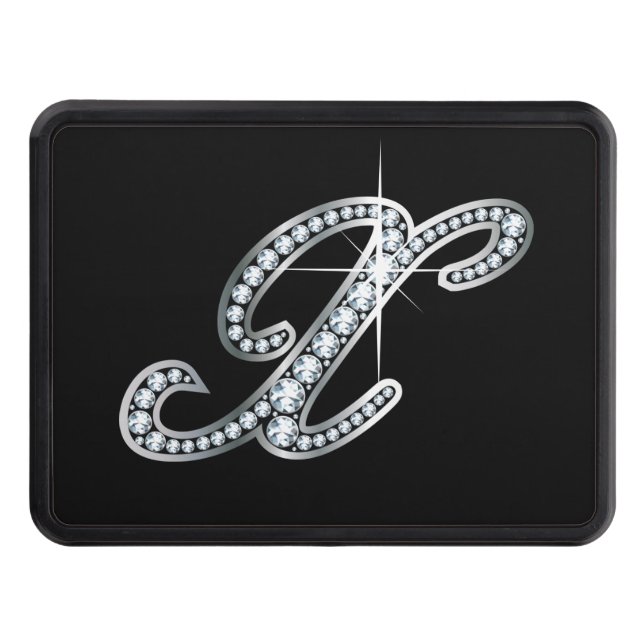 Cubierta Para Remolque X Faux-"Diamond Bling" Trailer Hitch Cover (Anverso)