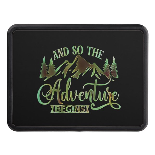 Cubierta Para Remolque Y así empieza la aventura, divertido aventurero (Anverso)