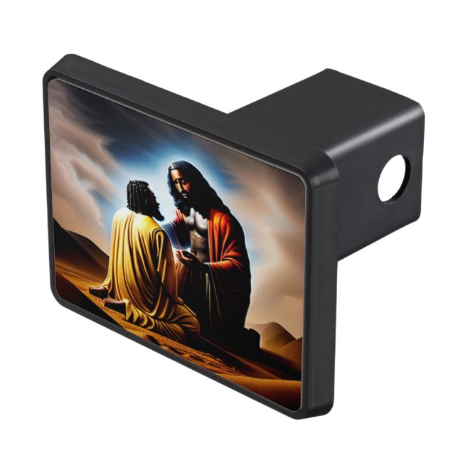 Cubierta Para Remolque Y Luego Había Un Hombre Cristiano Trailer Hitch (Parte superior derecha)