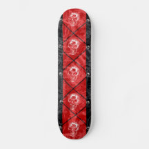 Cubierta para skateboard de Punk gótico Skulls