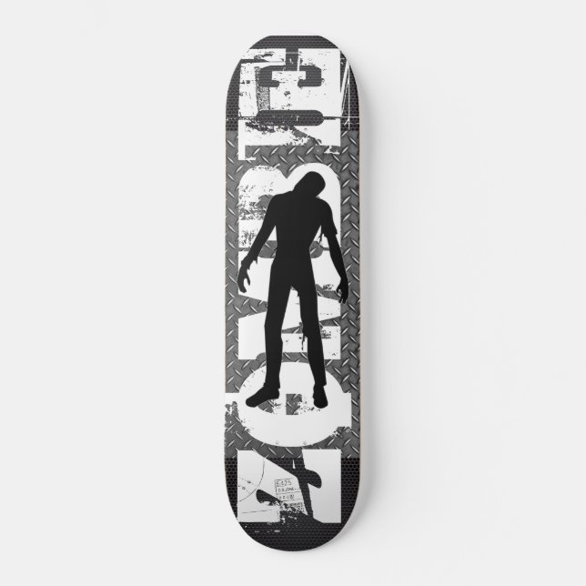 Cubierta para skateboard Zombie (Anverso)