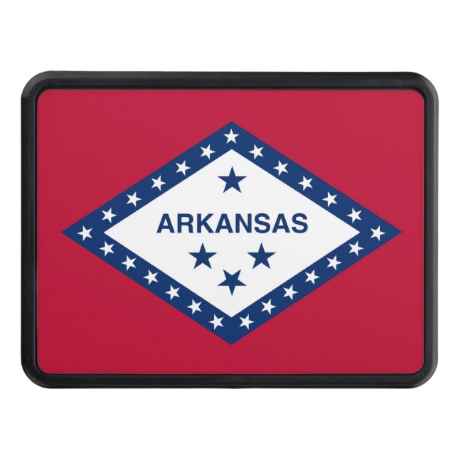 Cubierta patriótica con bandera de Arkansas (Anverso)
