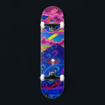 Cubierta psicodélica para skateboard<br><div class="desc">Haga de este Deck psicodélico para Skateboard su propio texto. Para acceder a las herramientas de edición avanzadas, vaya a "Personalizar esta plantilla" y haga clic en "Detalles", desplácese hacia abajo y presione el enlace "clic para más personalizares".</div>