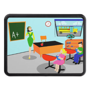 Cubierta retra del remolque de enganche del