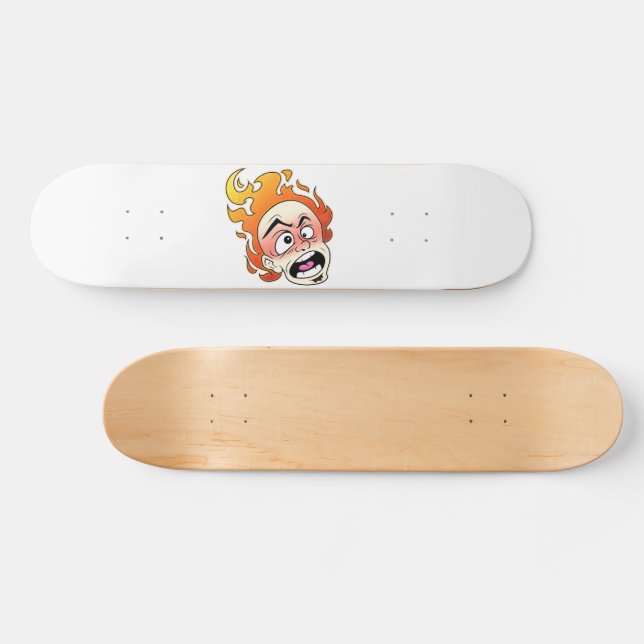 Cubierta Scovillelicous Fire Head Skateboard (Horz)