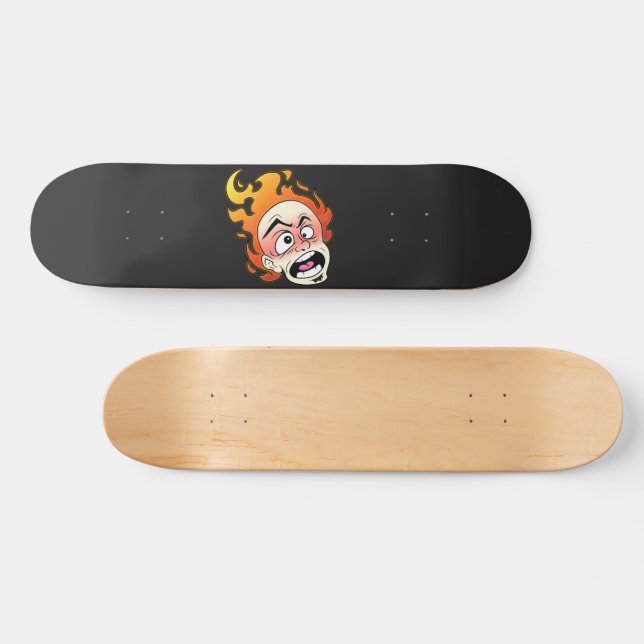 Cubierta Scovillelicous Fire Head Skateboard (Horz)